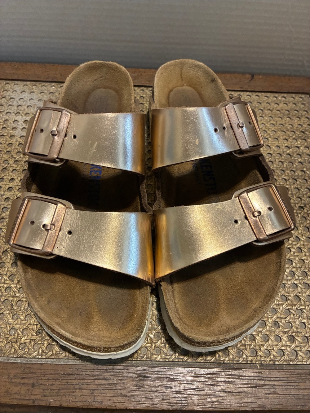 Birkenstock Women's Metallic Arizona Sandals